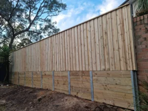 Top Tier Fencing, Timber Fences, retaining walls, colorbond fences and more.